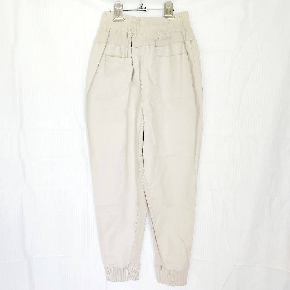 ELAN LINEN JOGGER - NATURAL - S - Picture 3 of 8